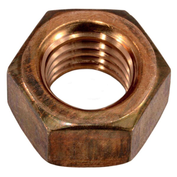 Hex Nut, 5/8"-11, Silicon Bronze, 2 PK